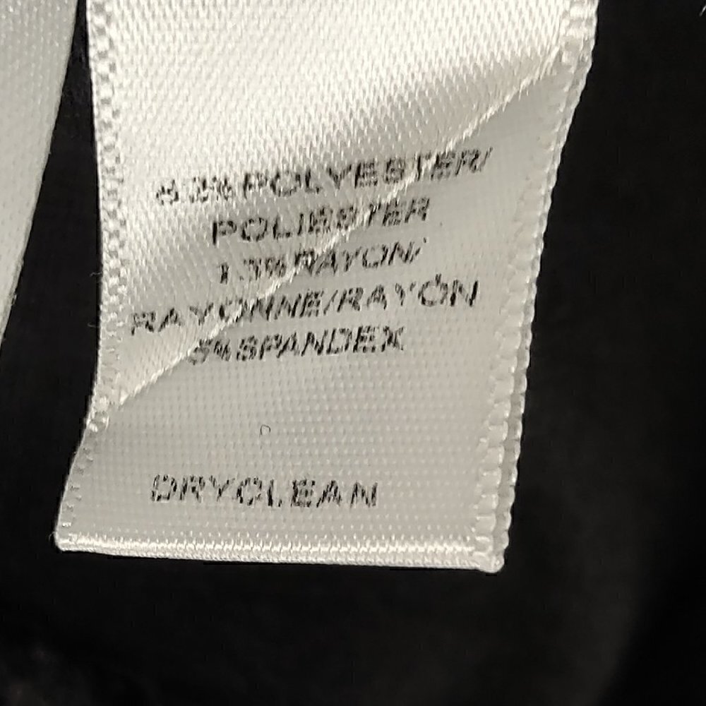Ann Taylor Loft Women's A-line Black Midi Dress Size 2 - Picture 10 of 10